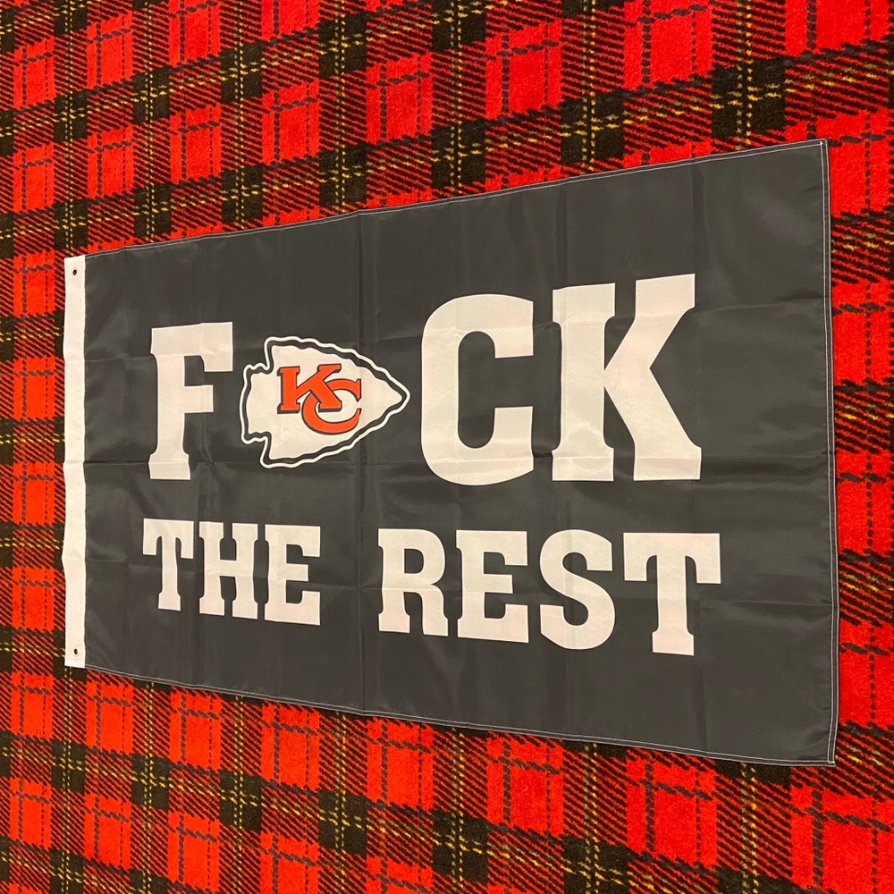 Brand new Kansas City Chiefs banner flag